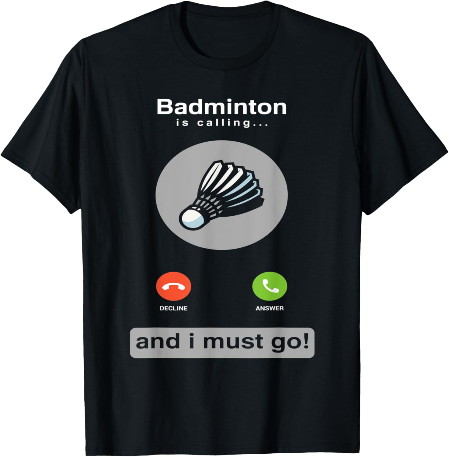 قميص بادمنتون مضحك، تي شيرت بع - مراجعة Badminton Is Calling وسعره