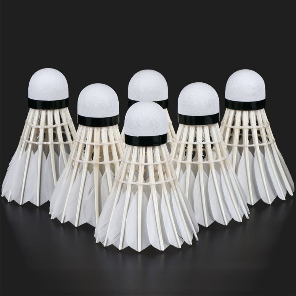 3/6/12 قطعة جديد الأبيض الريشة - مراجعة Badminton Event وسعره
