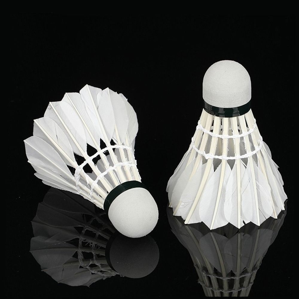 3/6/12 قطعة جديد الأبيض الريشة - مراجعة Badminton Event وسعره
